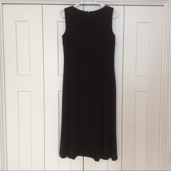 Talbots Formal Black Dress Sleeveless - Size 8 - Picture 3 of 11